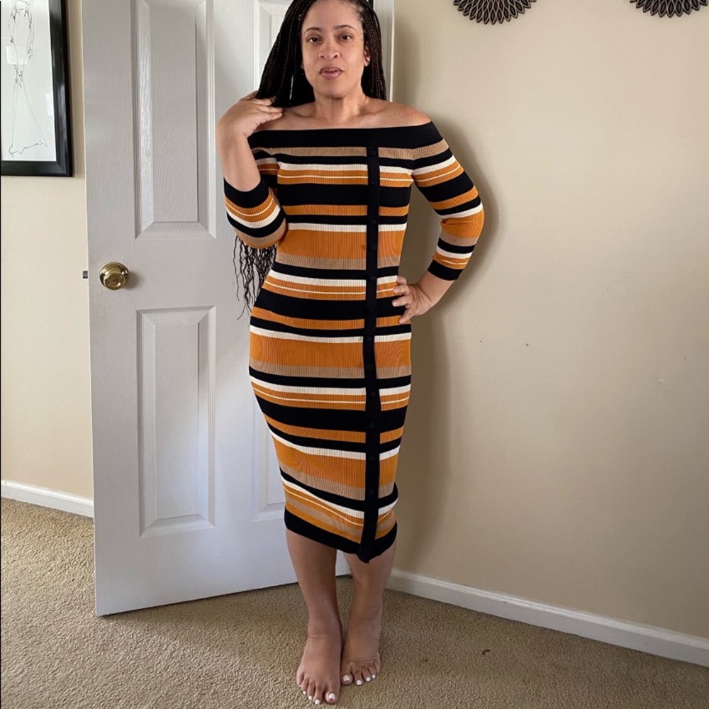 EVA MENDES sweater dress